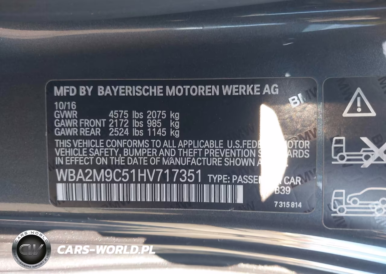2017 BMW 230I xDrive VIN:WBA2M9C51HV717351 - 9