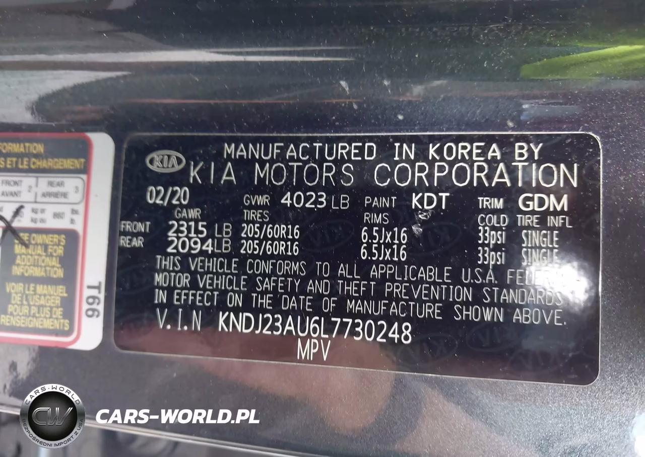 2020 Kia Soul Lx VIN:KNDJ23AU6L7730248 - 9
