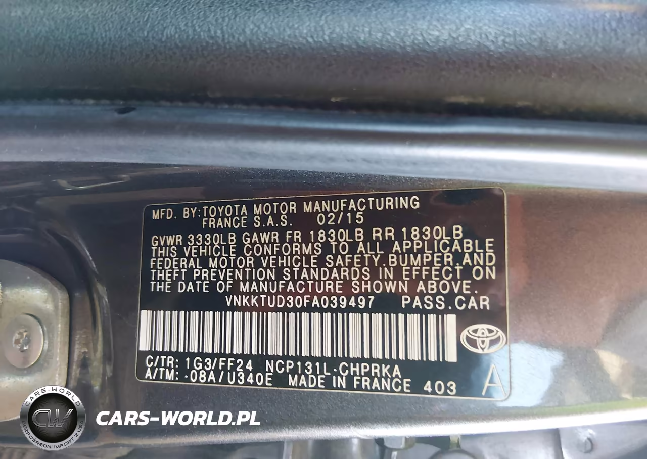 2015 Toyota Yaris Se VIN:VNKKTUD30FA039497 - 9