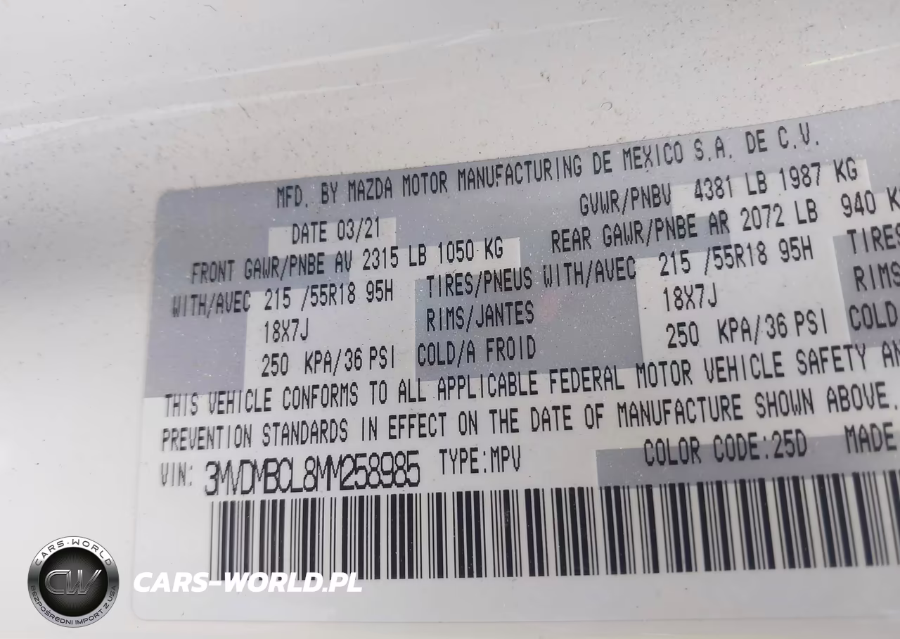 2021 Mazda Cx-30 Preferred VIN:3MVDMBCL8MM258985 - 9