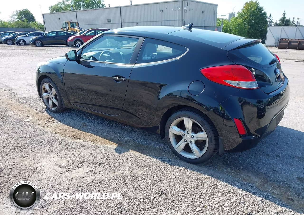 2013 Hyundai Veloster Base W-Gray VIN:KMHTC6ADXDU175889 - 3