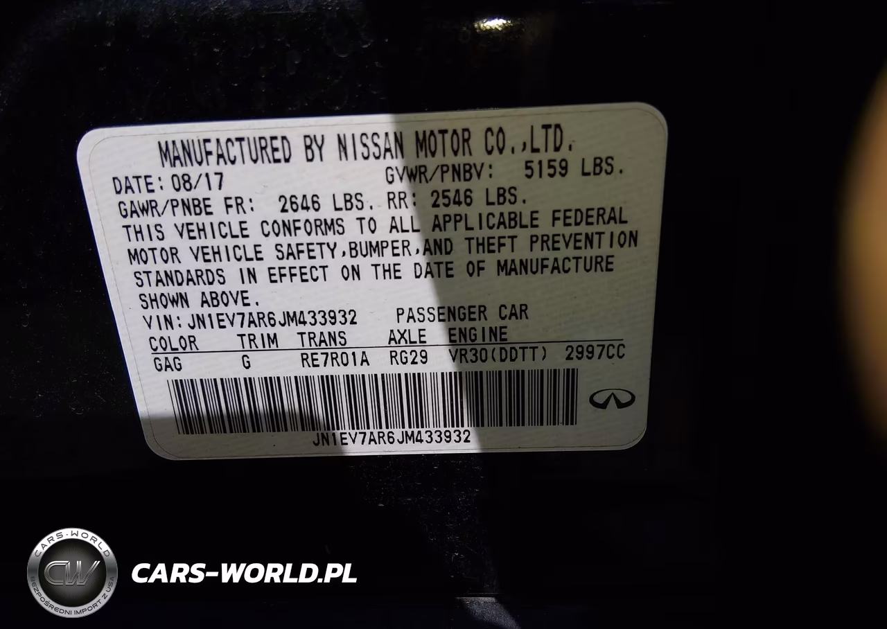 2018 Infiniti Q50 3.0T Luxe VIN:JN1EV7AR6JM433932 - 9