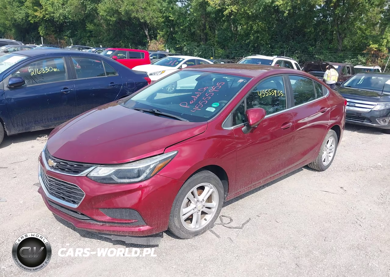 2016 Chevrolet Cruze Lt Auto VIN:1G1BE5SM5G7260640 - 2