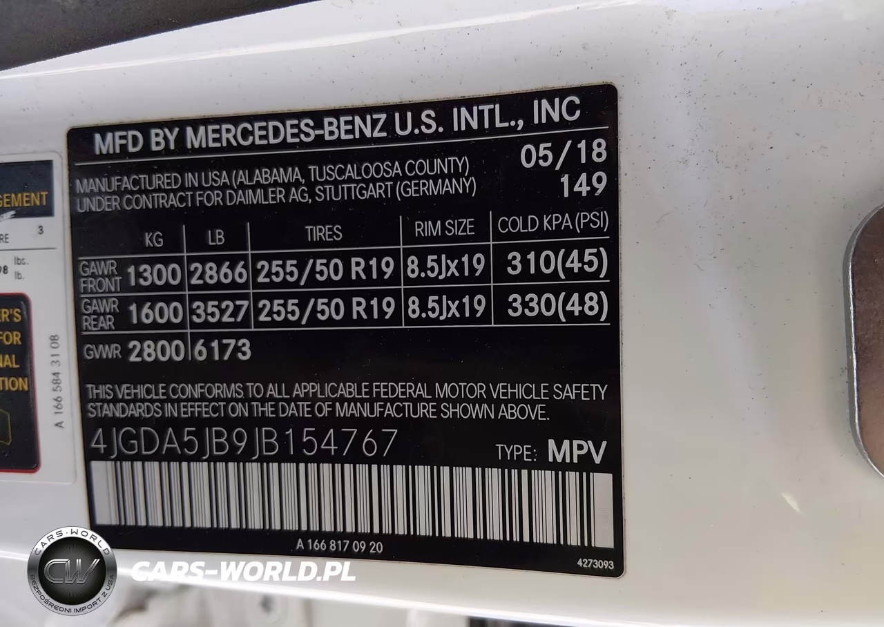 2018 Mercedes-Benz Gle 350 VIN:4JGDA5JB9JB154767 - 9
