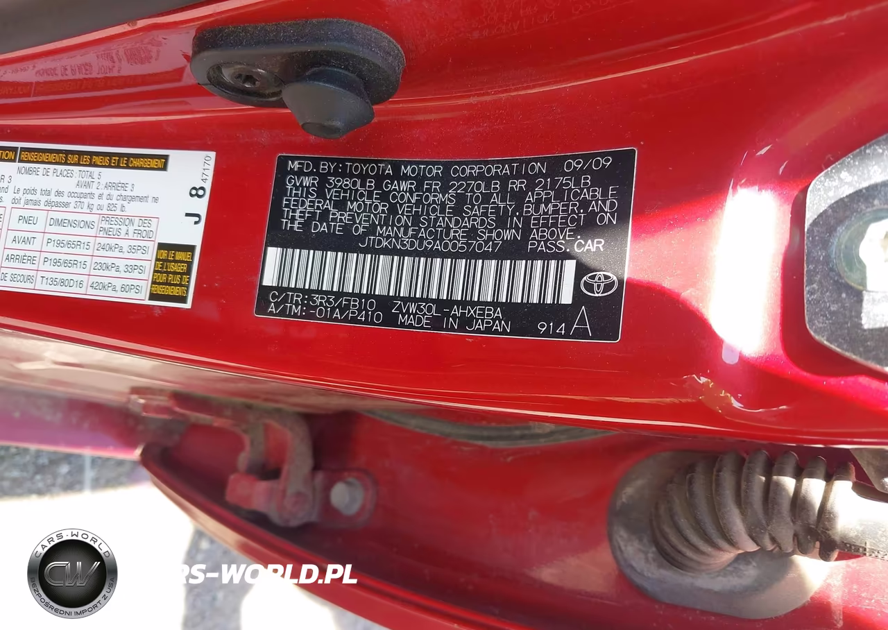 2010 Toyota Prius Ii VIN:JTDKN3DU9A0057047 - 9