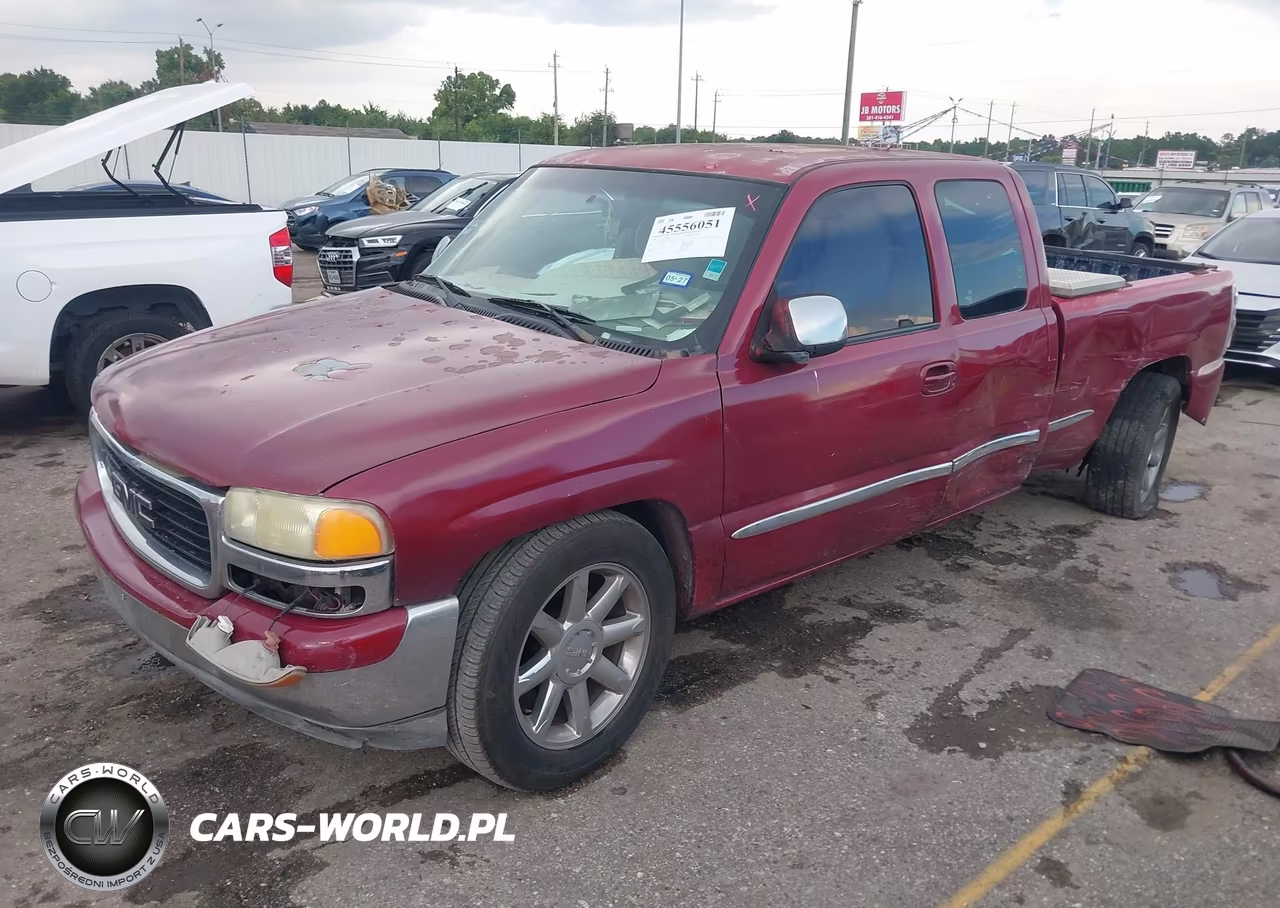 2001 GMC Sierra 1500 Sle VIN:2GTEC19V911164564 - 2