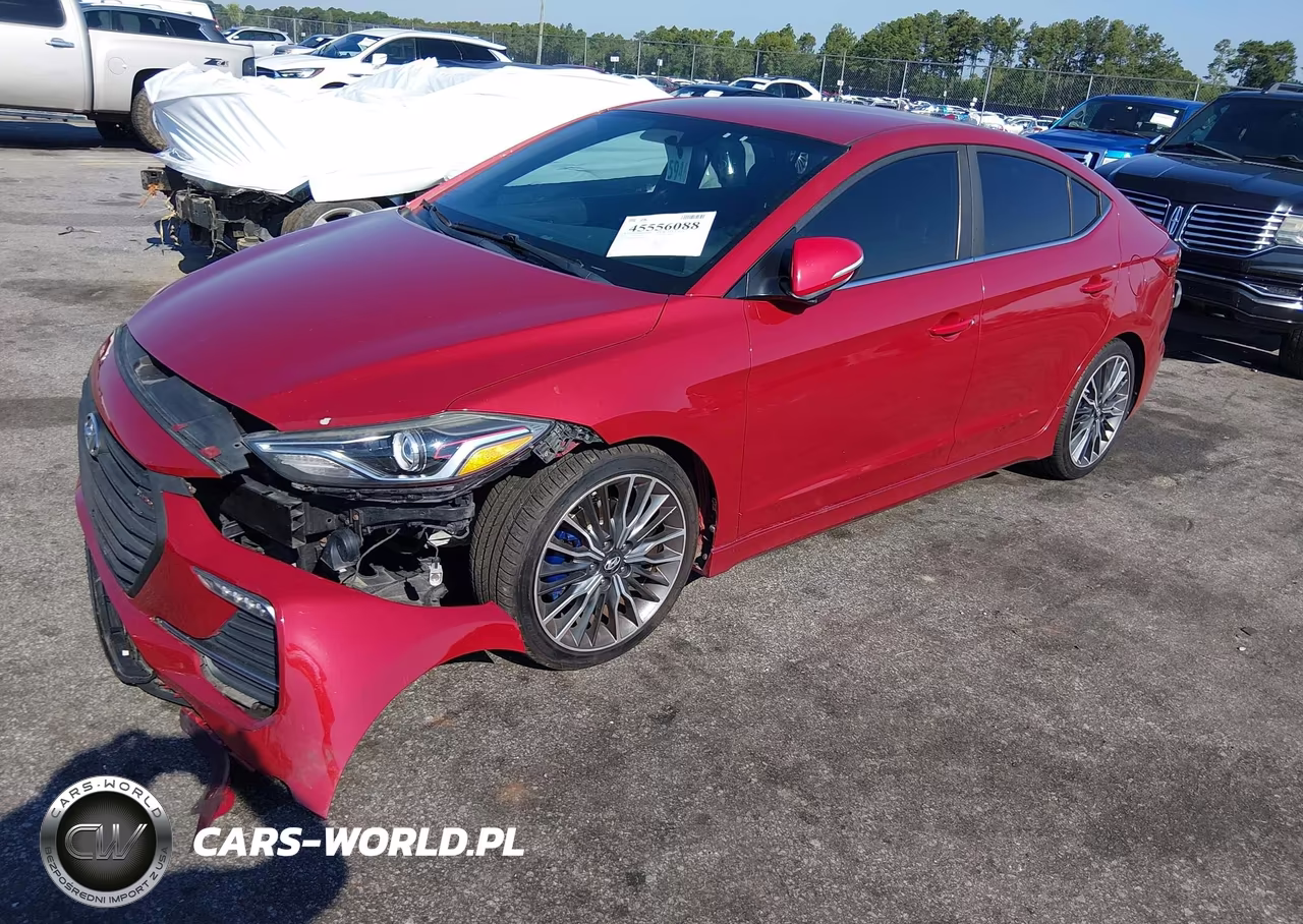 2017 Hyundai Elantra Sport VIN:KMHD04LB2HU364460 - 2
