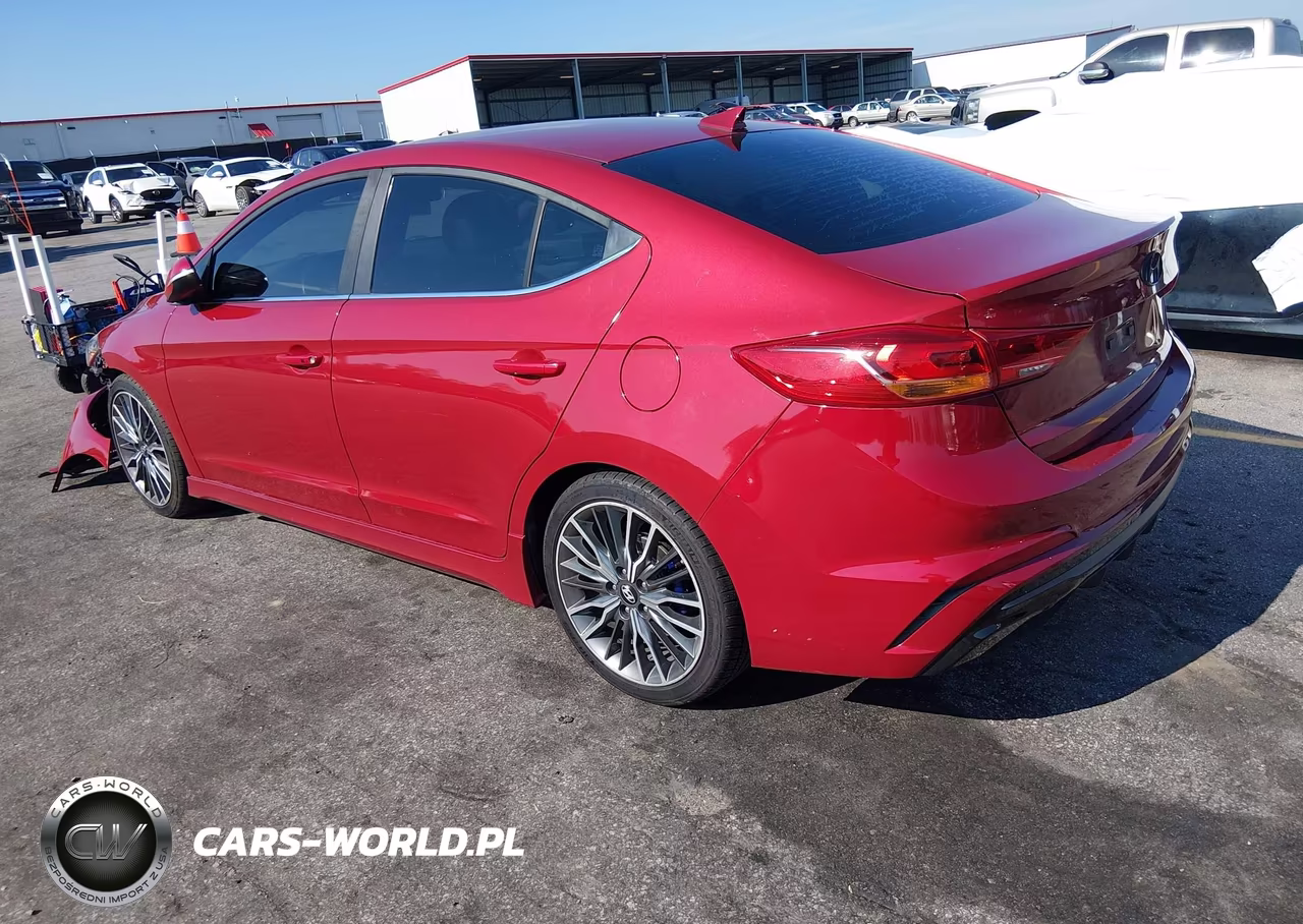 2017 Hyundai Elantra Sport VIN:KMHD04LB2HU364460 - 3