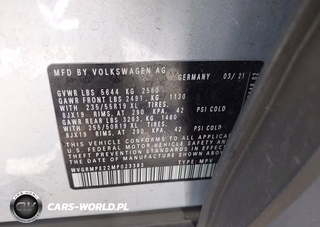 2021 Volkswagen Id.4 Pro VIN:WVGRMPE22MP023383 - 9