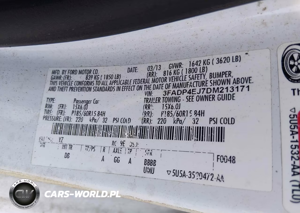 2013 Ford Fiesta Se VIN:3FADP4EJ7DM213171 - 9