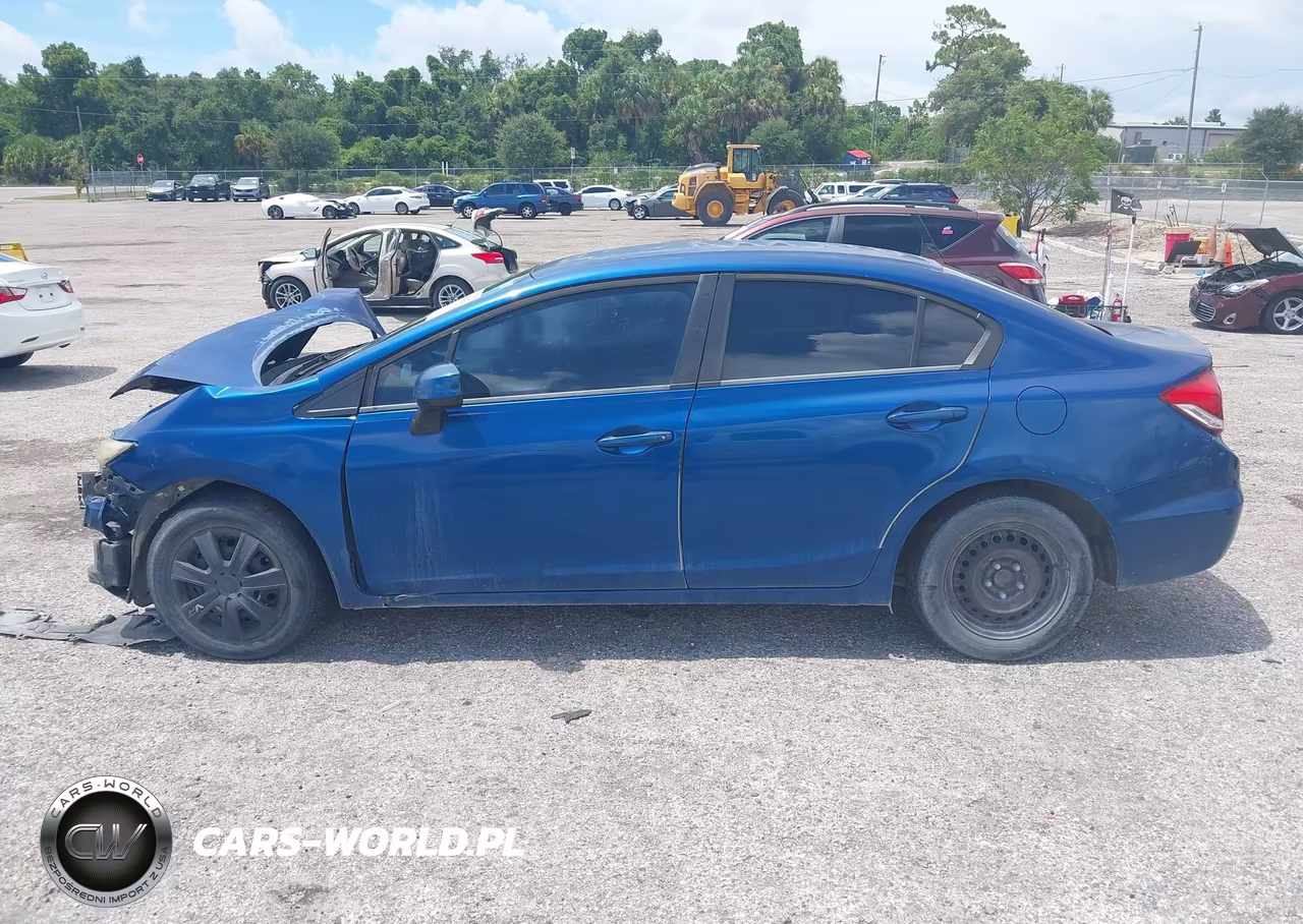 2013 Honda Civic Lx VIN:19XFB2F56DE079285 - 14
