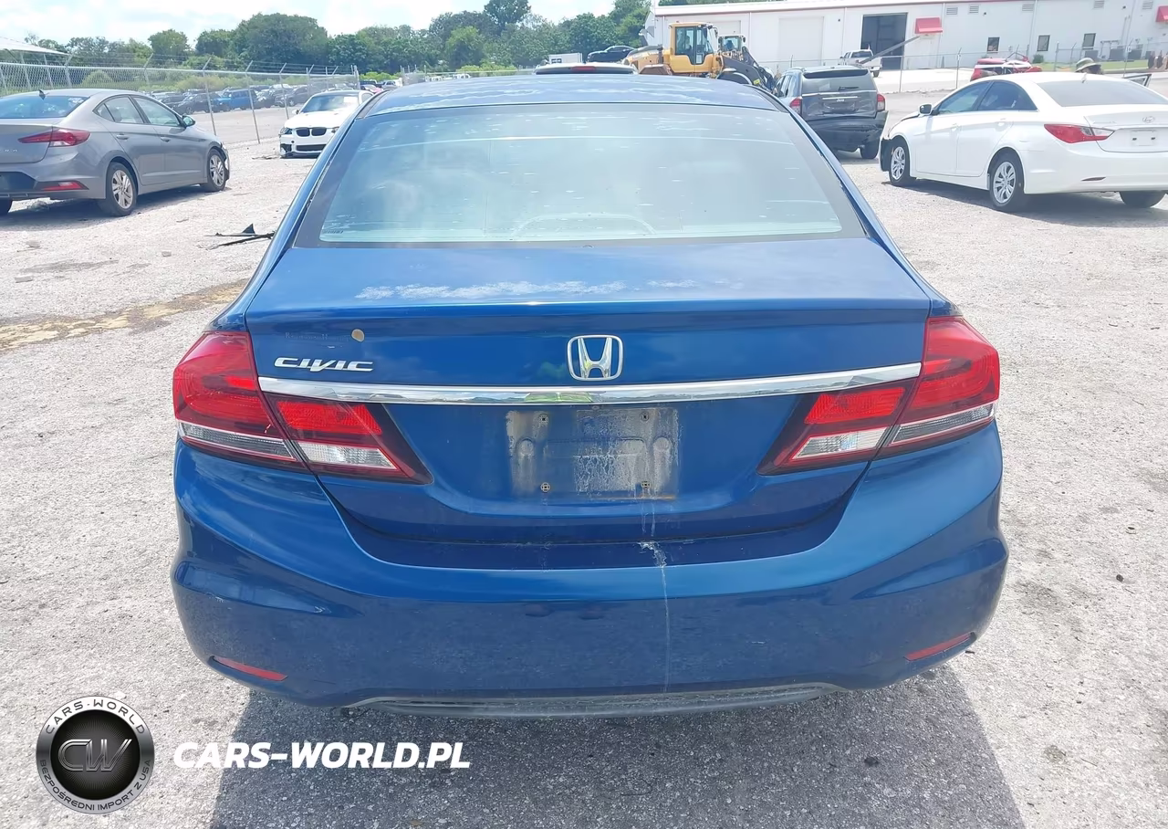 2013 Honda Civic Lx VIN:19XFB2F56DE079285 - 16