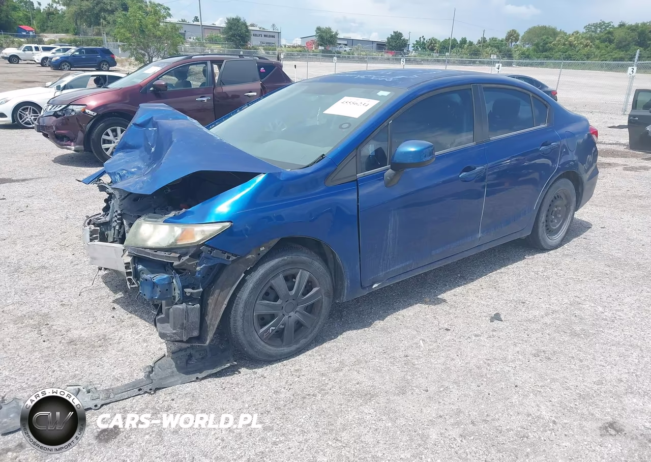 2013 Honda Civic Lx VIN:19XFB2F56DE079285 - 2