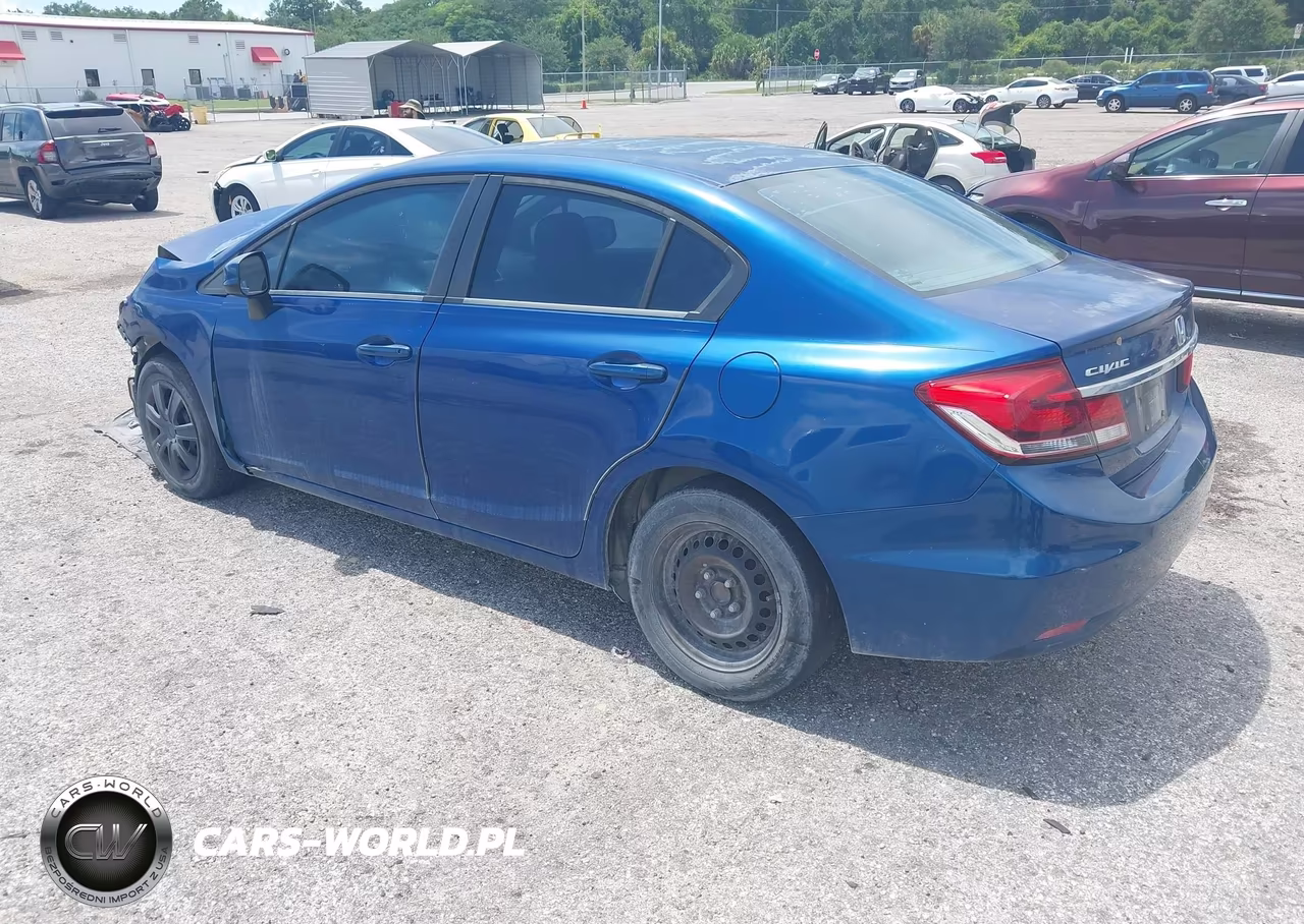2013 Honda Civic Lx VIN:19XFB2F56DE079285 - 3