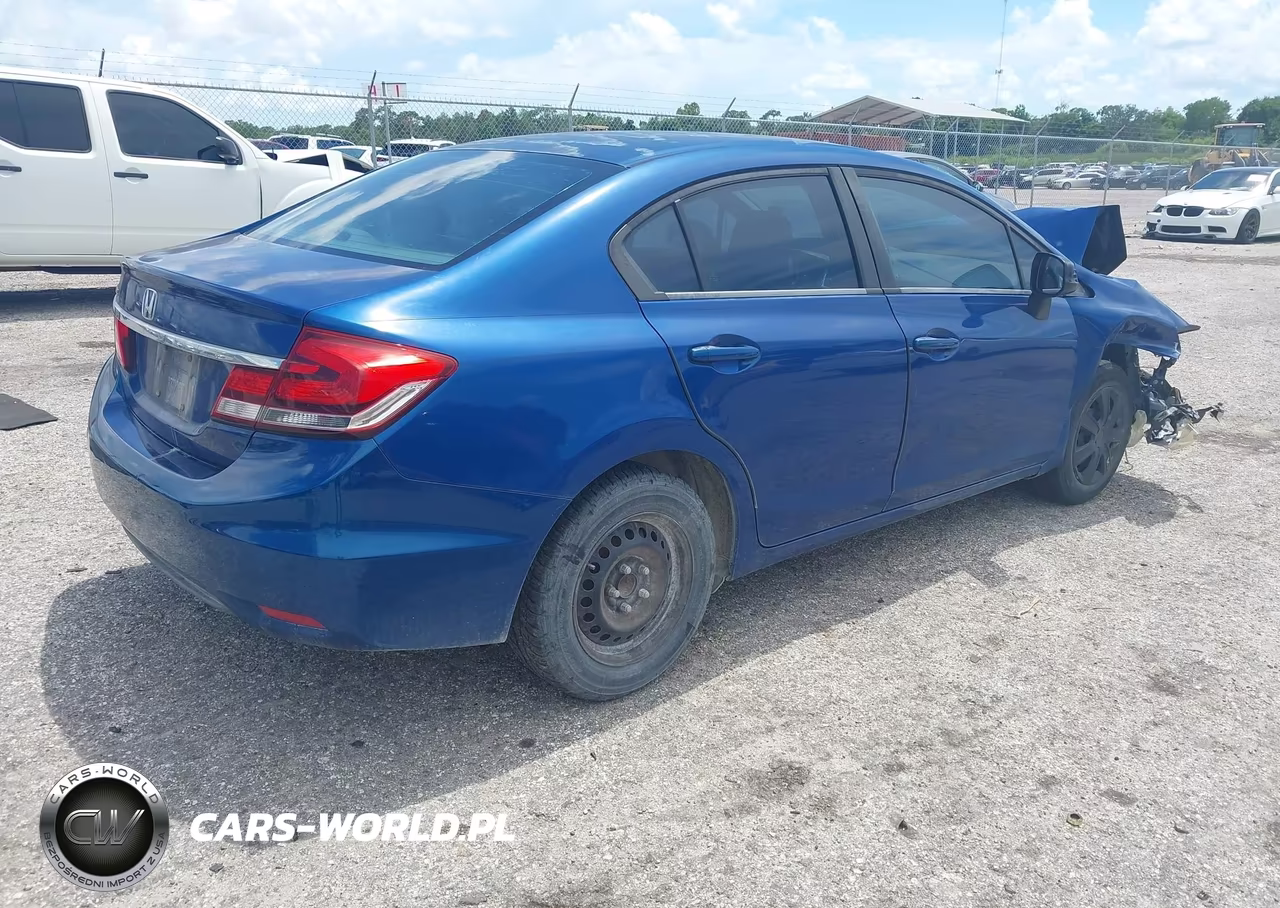 2013 Honda Civic Lx VIN:19XFB2F56DE079285 - 4