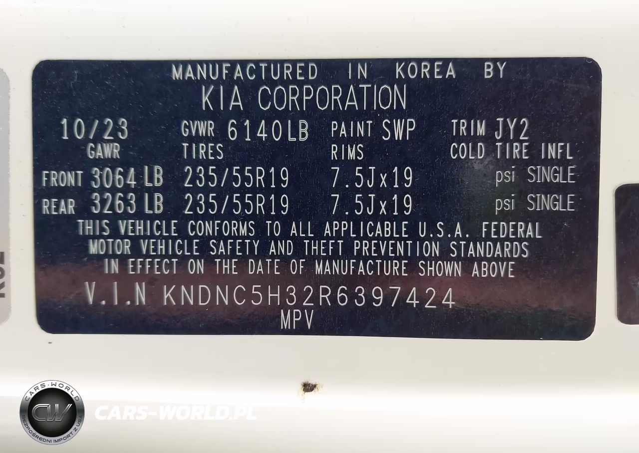 2024 Kia Carnival Mpv Ex VIN:KNDNC5H32R6397424 - 9