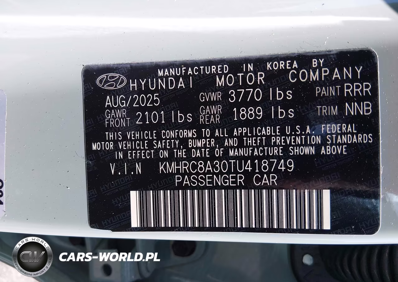 2026 Hyundai Venue Sel VIN:KMHRC8A30TU418749 - 9