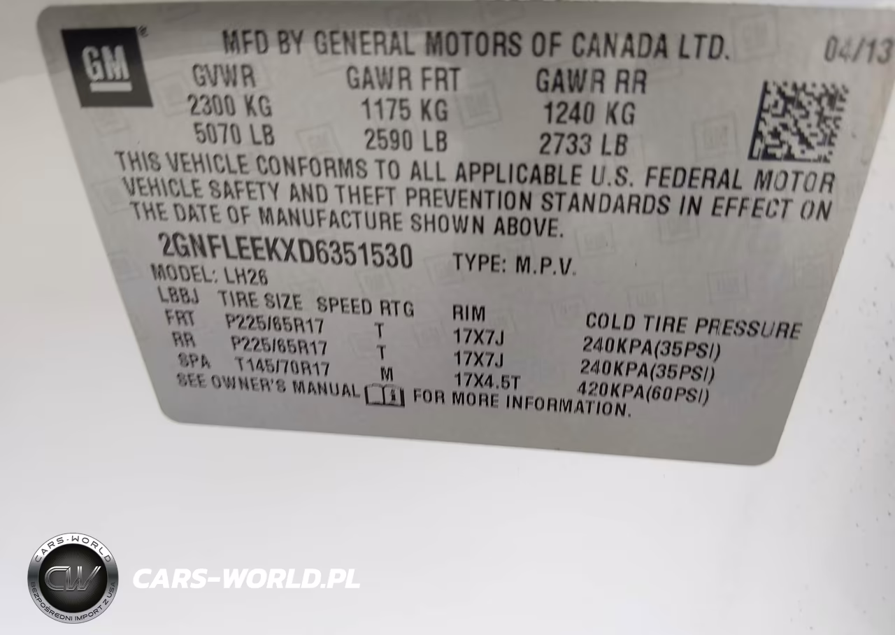 2013 Chevrolet Equinox Lt VIN:2GNFLEEKXD6351530 - 9