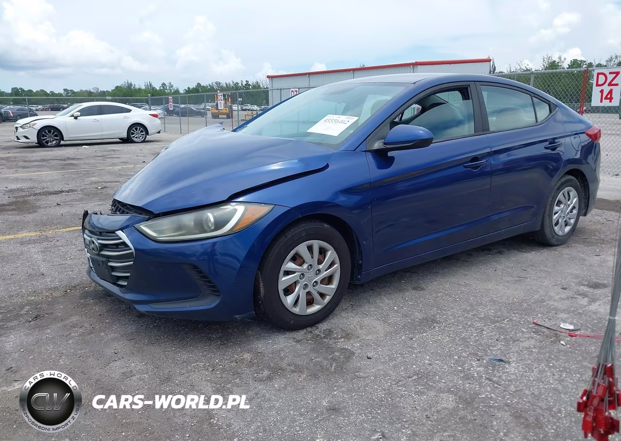 2017 Hyundai Elantra Se VIN:5NPD74LFXHH166447 - 2