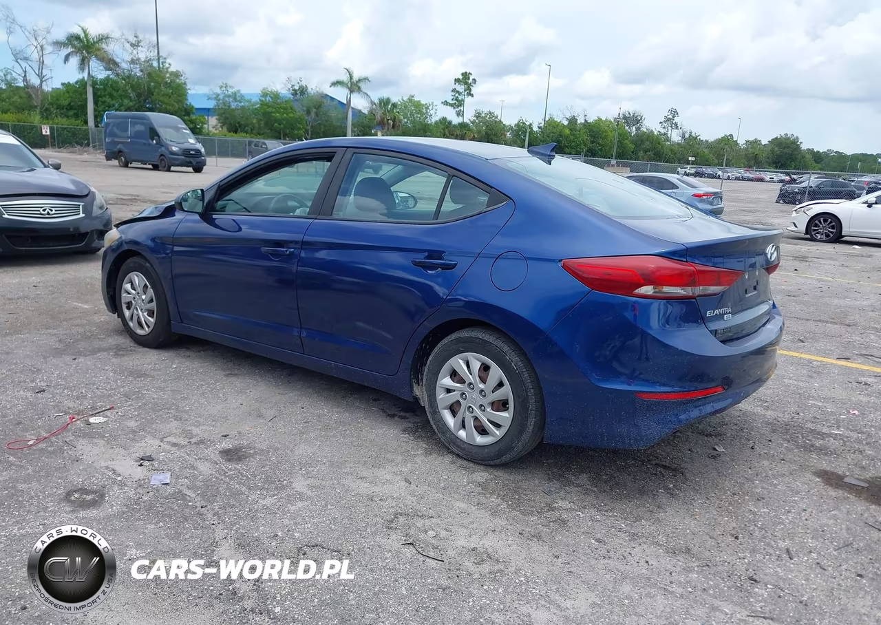2017 Hyundai Elantra Se VIN:5NPD74LFXHH166447 - 3