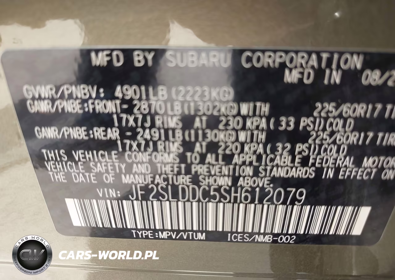 2025 Subaru Forester Premium VIN:JF2SLDDC5SH612079 - 9