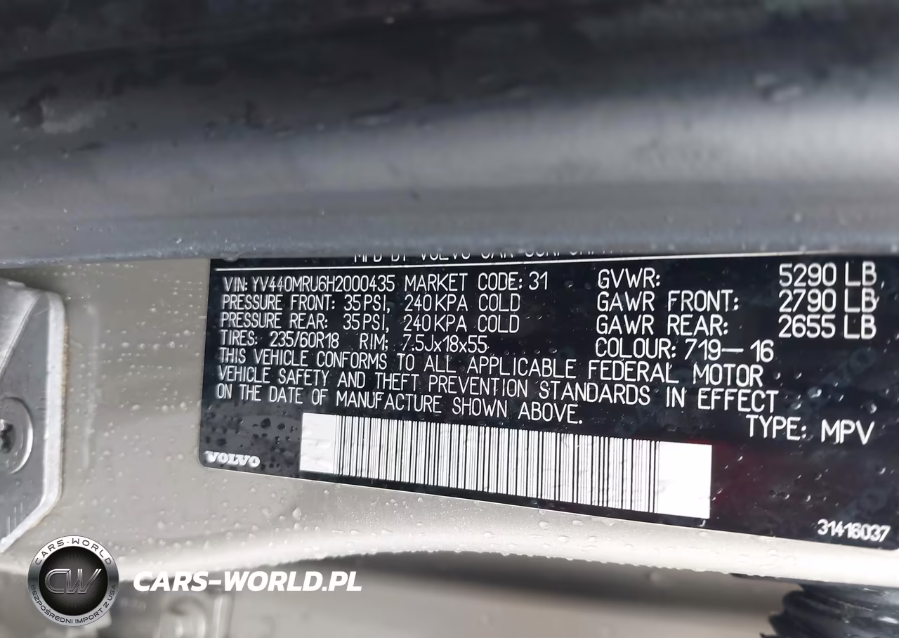 2017 Volvo Xc60 T5 Inscription VIN:YV440MRU6H2000435 - 9
