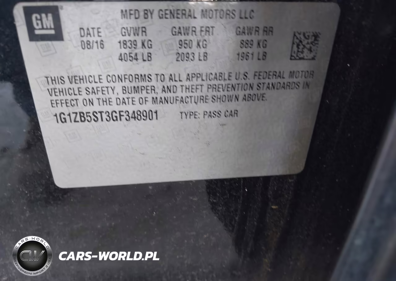 2016 Chevrolet Malibu Ls VIN:1G1ZB5ST3GF348901 - 9