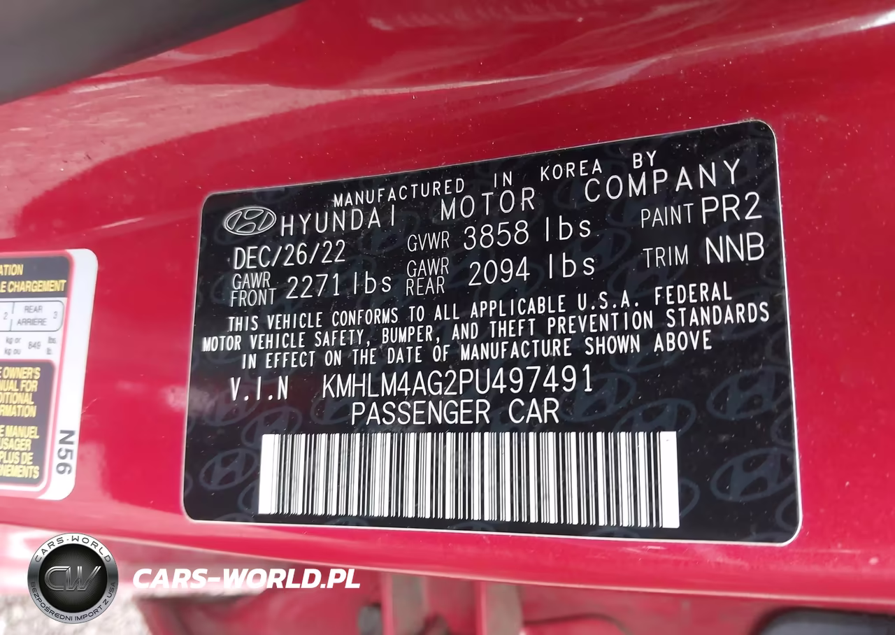 2023 Hyundai Elantra Sel VIN:KMHLM4AG2PU497491 - 9