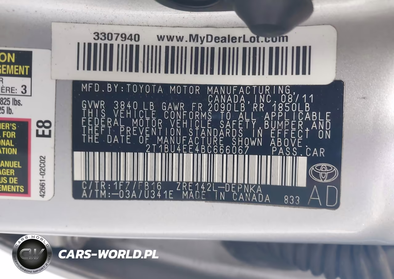 2011 Toyota Corolla Le VIN:2T1BU4EE4BC666067 - 9