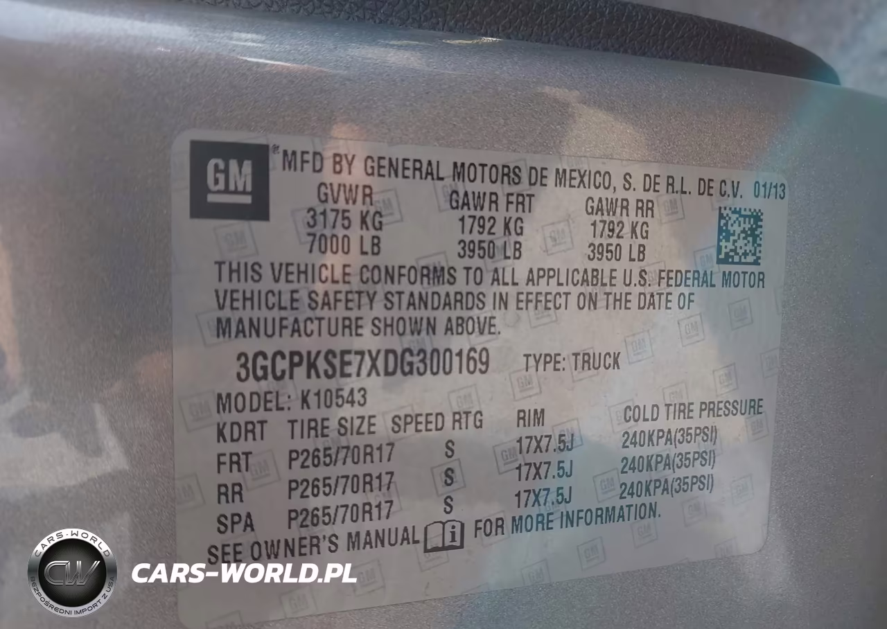 2013 Chevrolet Silverado 1500 Lt VIN:3GCPKSE7XDG300169 - 9