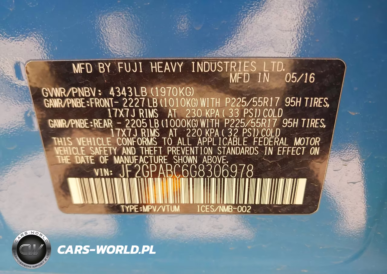 2016 Subaru Crosstrek 2.0I Premium VIN:JF2GPABC6G8306978 - 9