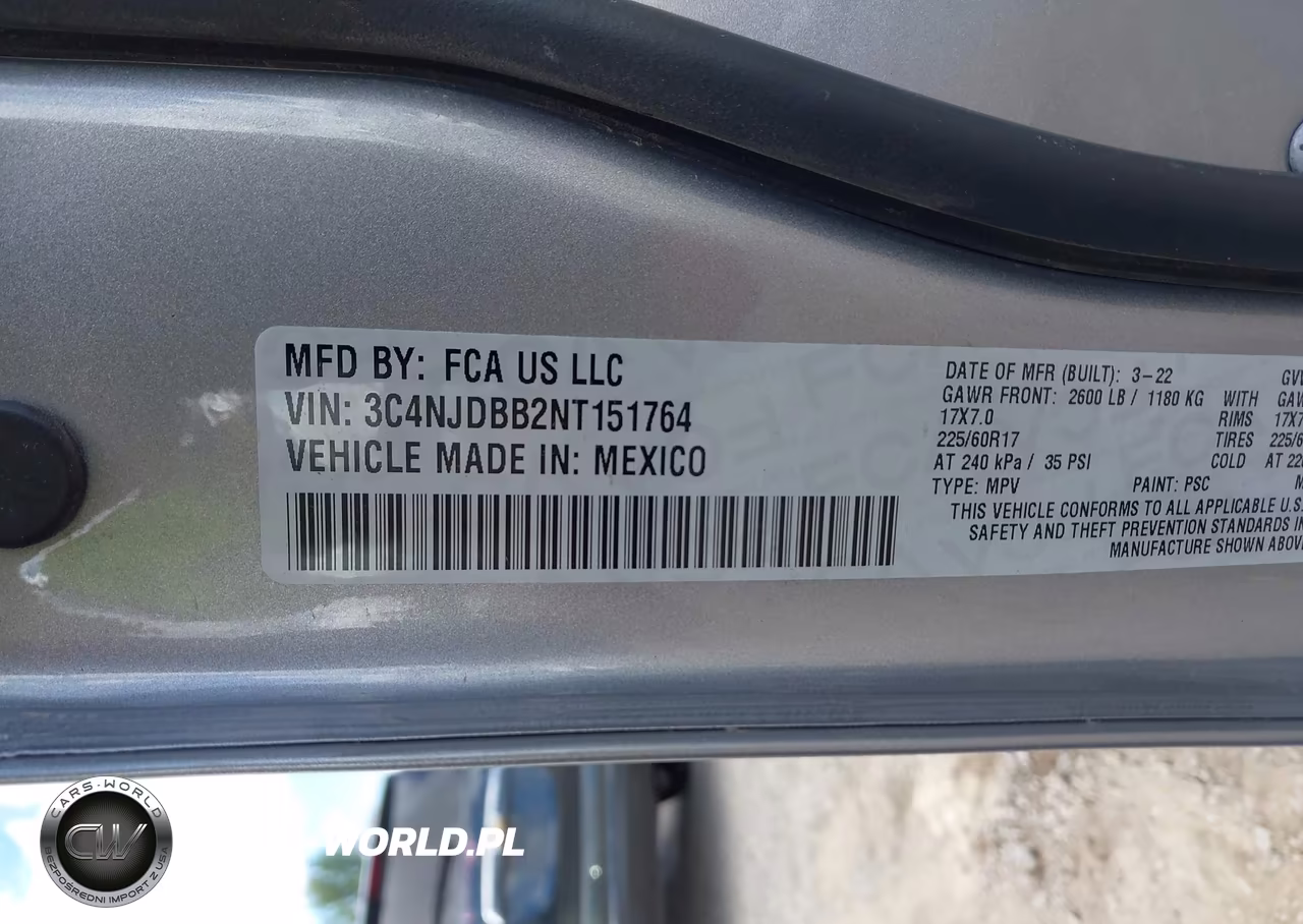 2022 Jeep Compass Latitude 4X4 VIN:3C4NJDBB2NT151764 - 9
