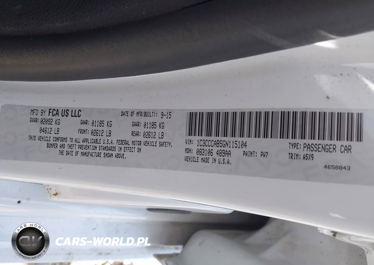 2016 Chrysler 200 Limited VIN:1C3CCCAB5GN115104 - 9