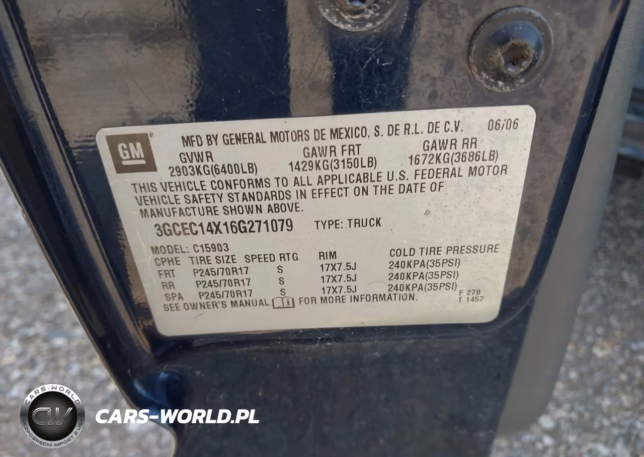 2006 Chevrolet Silverado 1500 Work Truck VIN:3GCEC14X16G271079 - 9