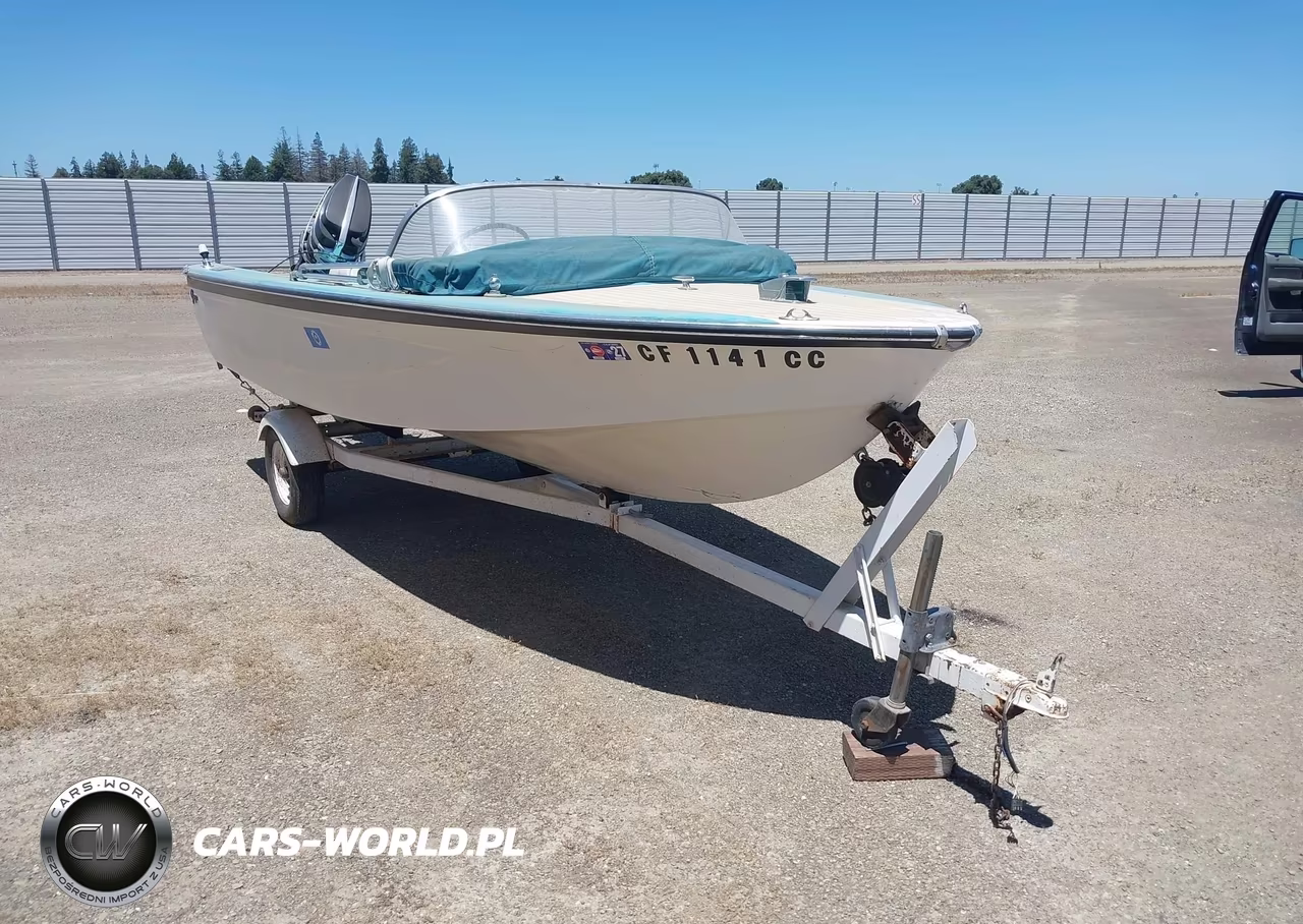 1964 Glasspar 17Ft Boat & Trailer