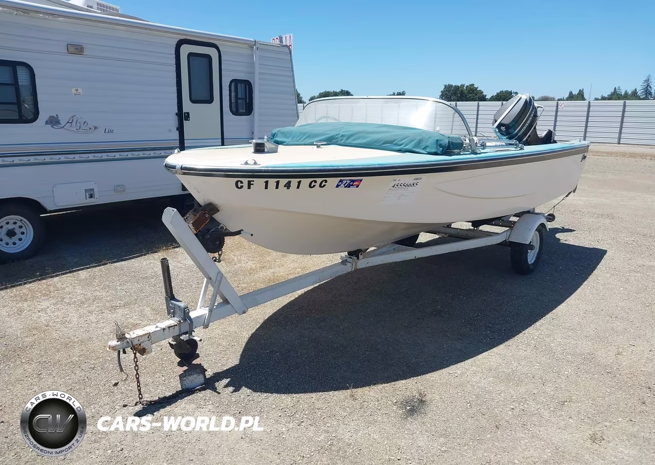 1964 Glasspar 17Ft Boat & Trailer VIN:LOT-1-45556685 - 2