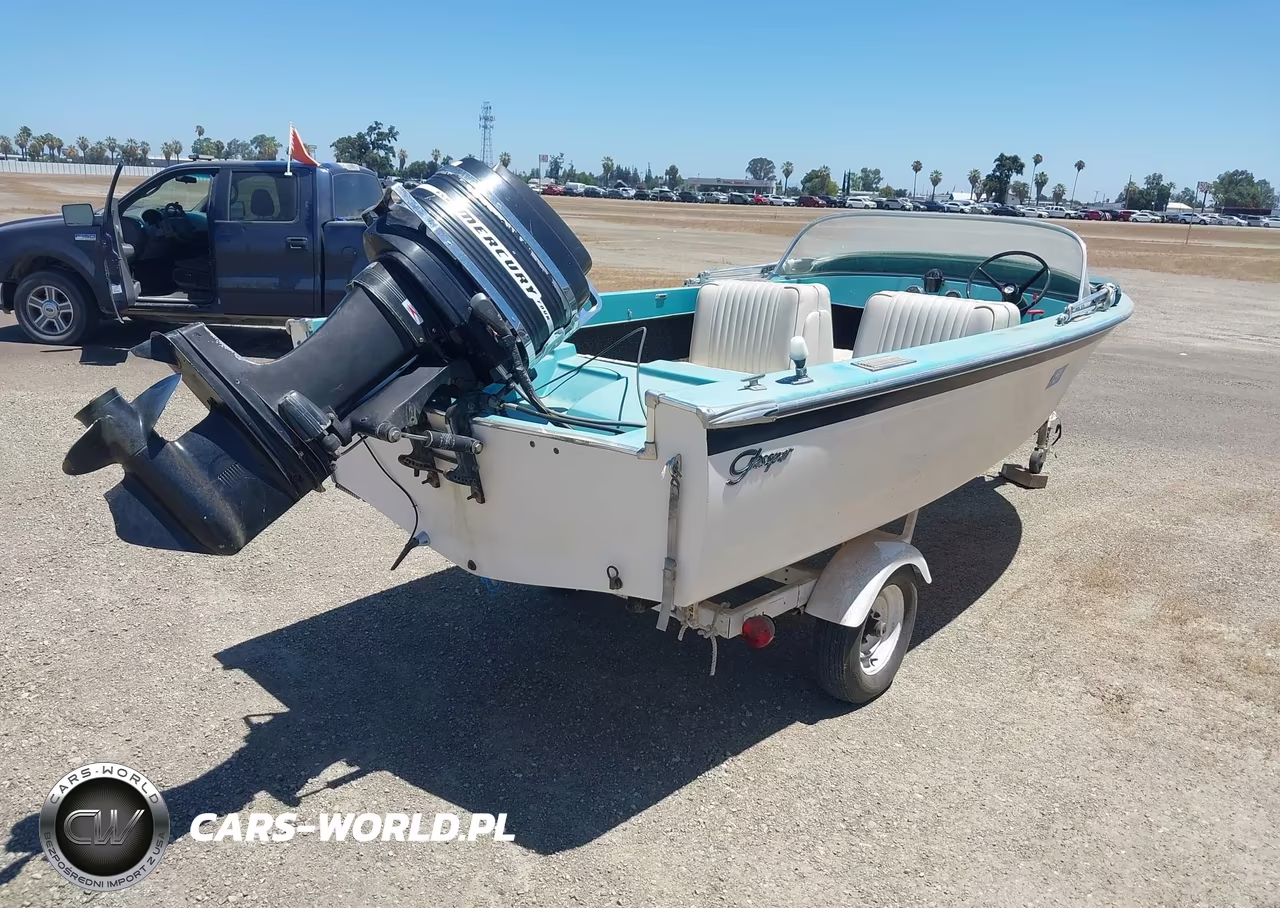 1964 Glasspar 17Ft Boat & Trailer VIN:LOT-1-45556685 - 4