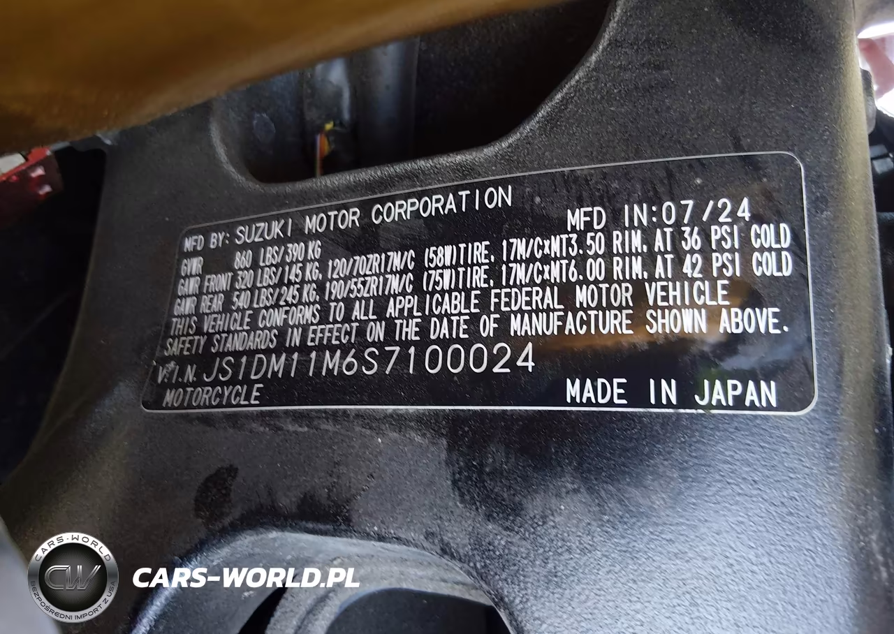 2025 Suzuki Gsx-R1000 R VIN:JS1DM11M6S7100024 - 10