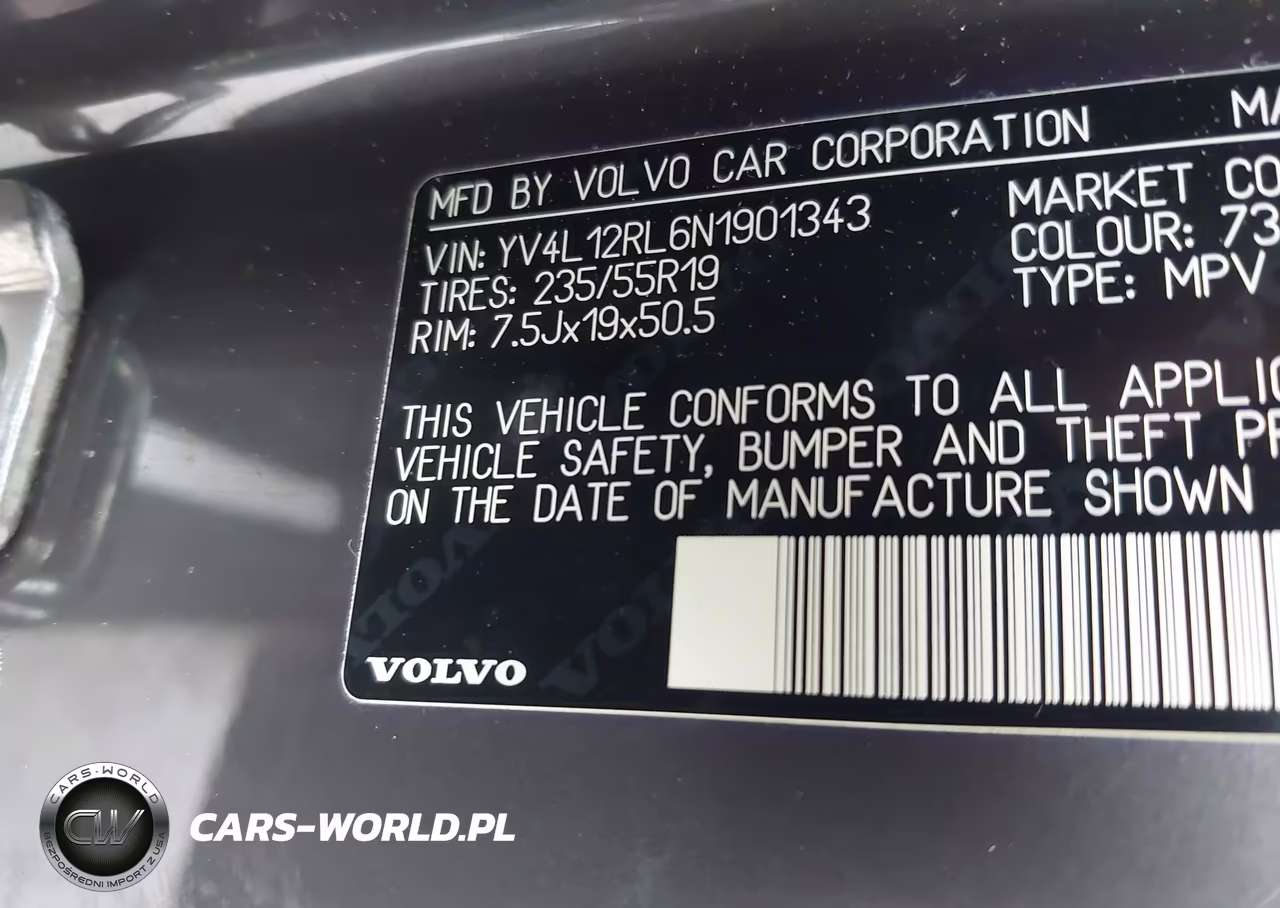 2022 Volvo Xc60 B5 Inscription VIN:YV4L12RL6N1901343 - 9