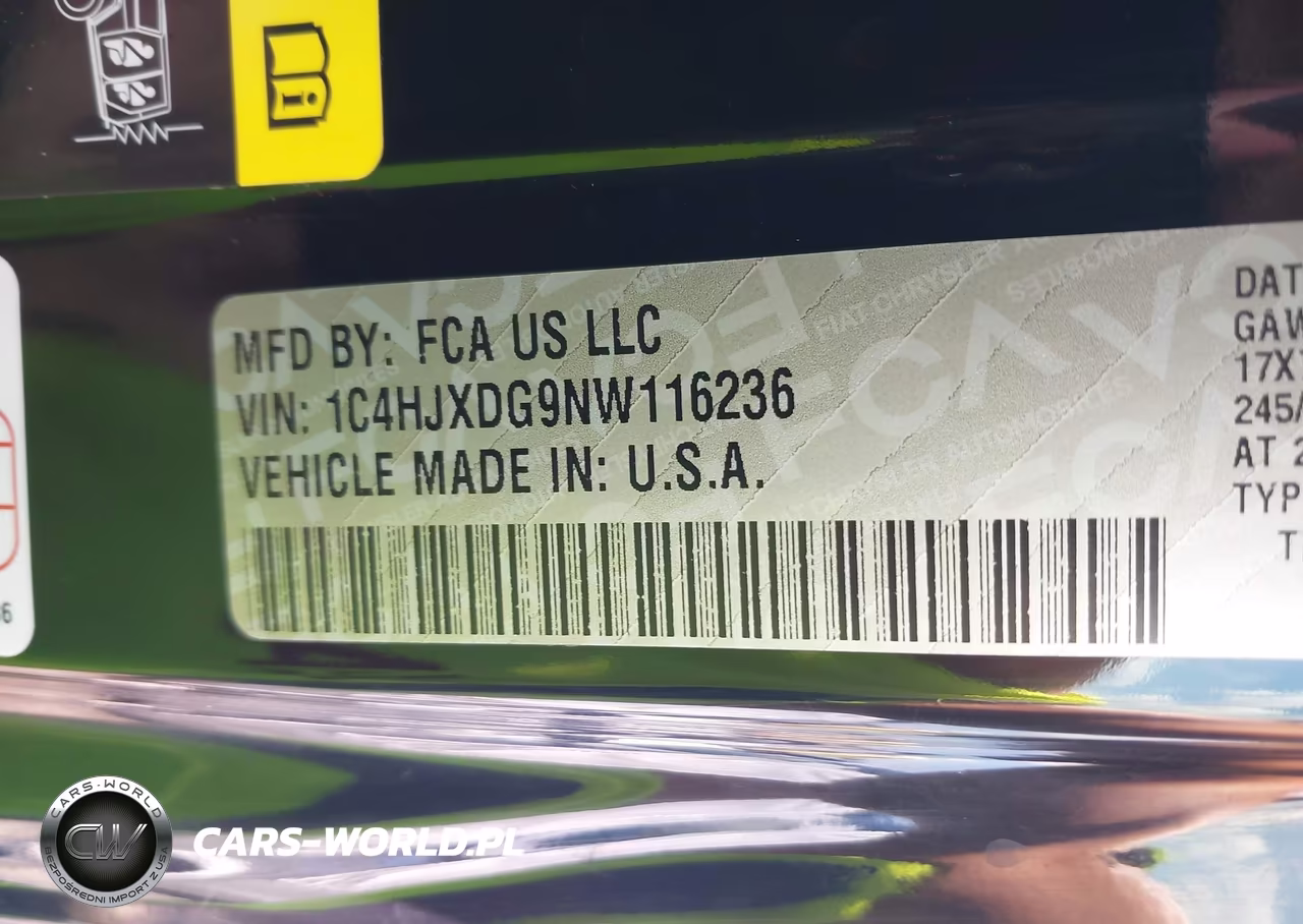 2022 Jeep Wrangler Unlimited Sport S 4X4 VIN:1C4HJXDG9NW116236 - 9