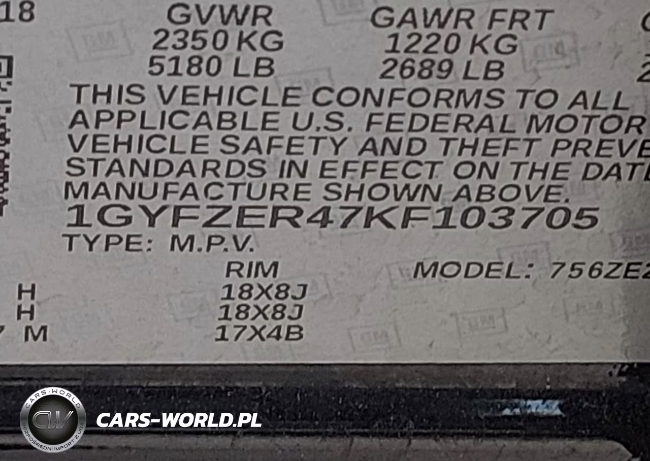 2019 Cadillac Xt4 Sport VIN:1GYFZER47KF103705 - 9