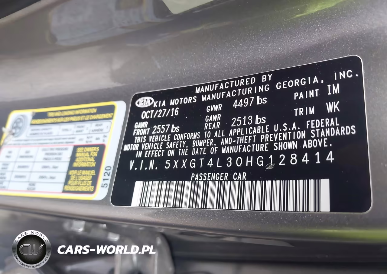 2017 Kia Optima Lx VIN:5XXGT4L30HG128414 - 9
