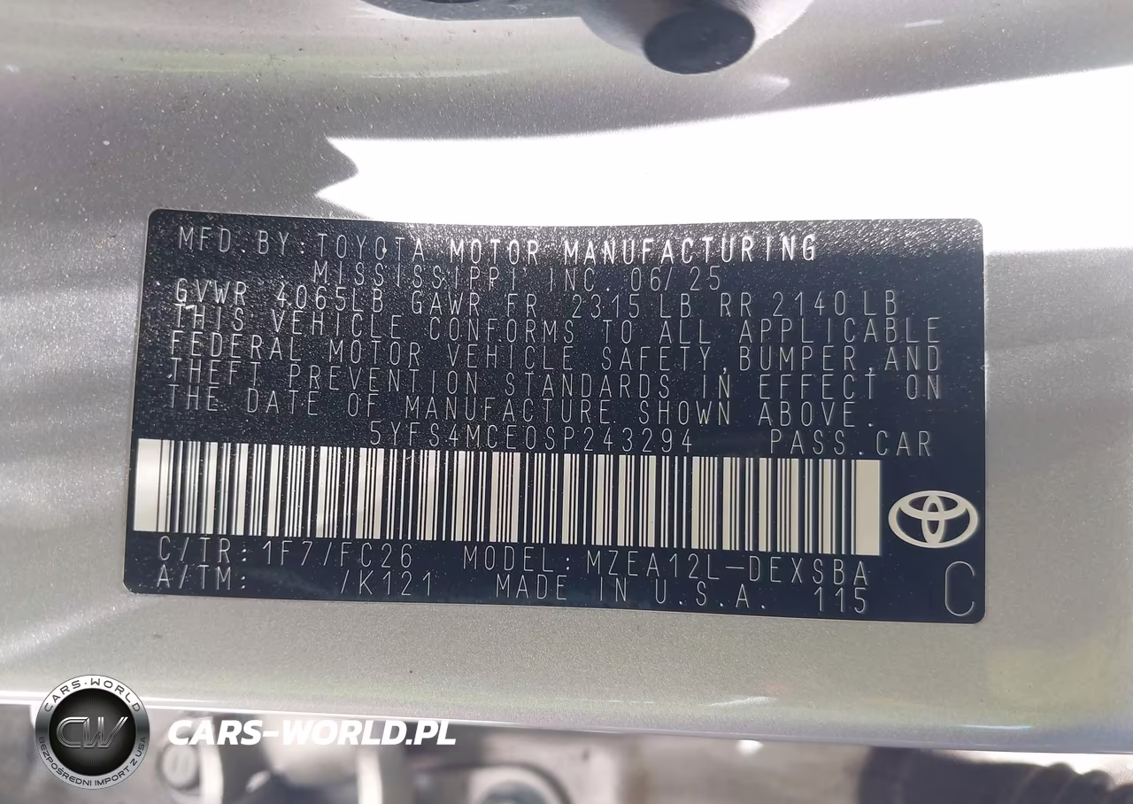 2025 Toyota Corolla Se VIN:5YFS4MCE0SP243294 - 9