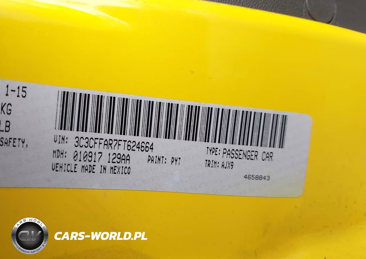 2015 Fiat 500 Pop VIN:3C3CFFAR7FT624664 - 9