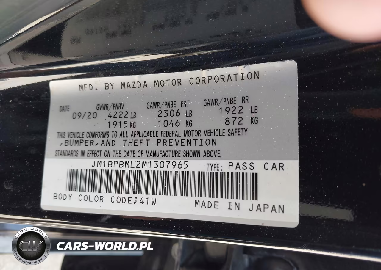 2021 Mazda Mazda3 Premium VIN:JM1BPBML2M1307965 - 8