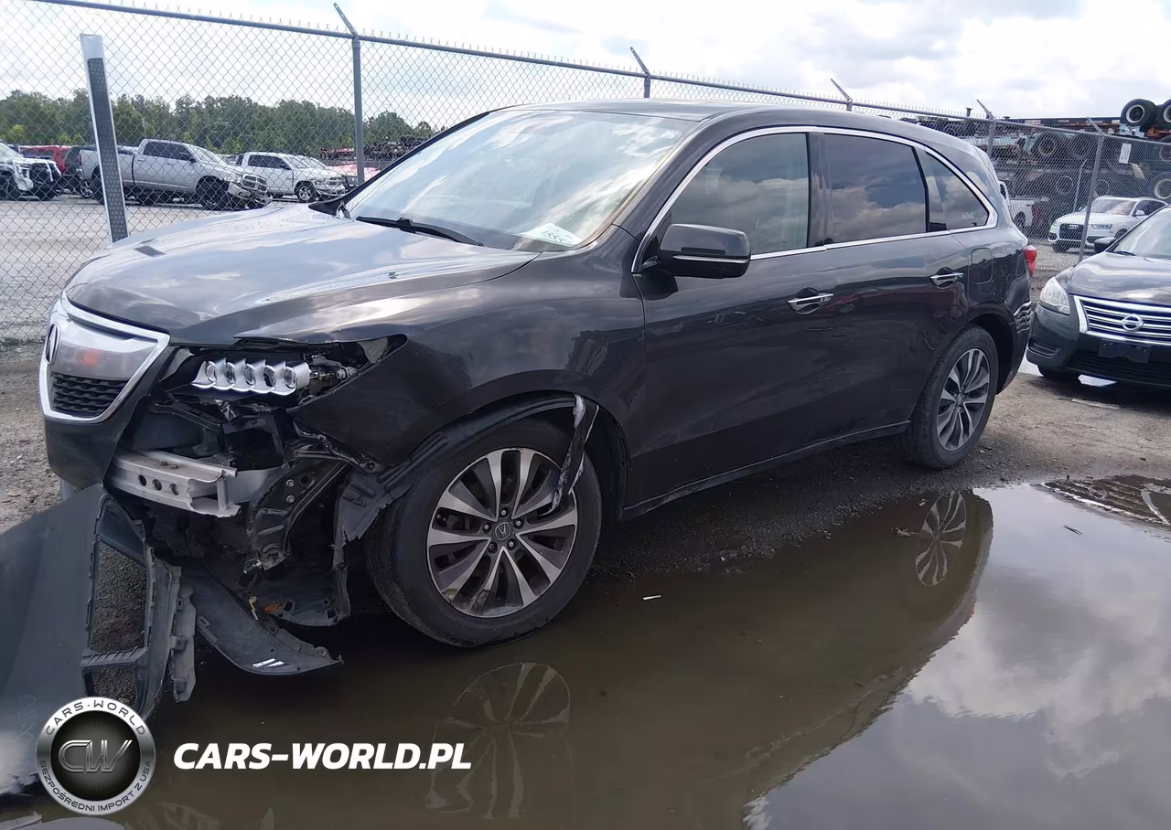 2015 Acura Mdx Technology Package VIN:5FRYD3H44FB014606 - 2