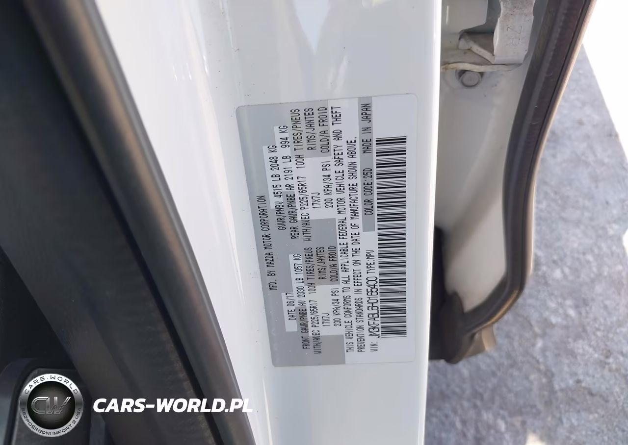 2017 Mazda Cx-5 Sport VIN:JM3KFABL6H0165400 - 9