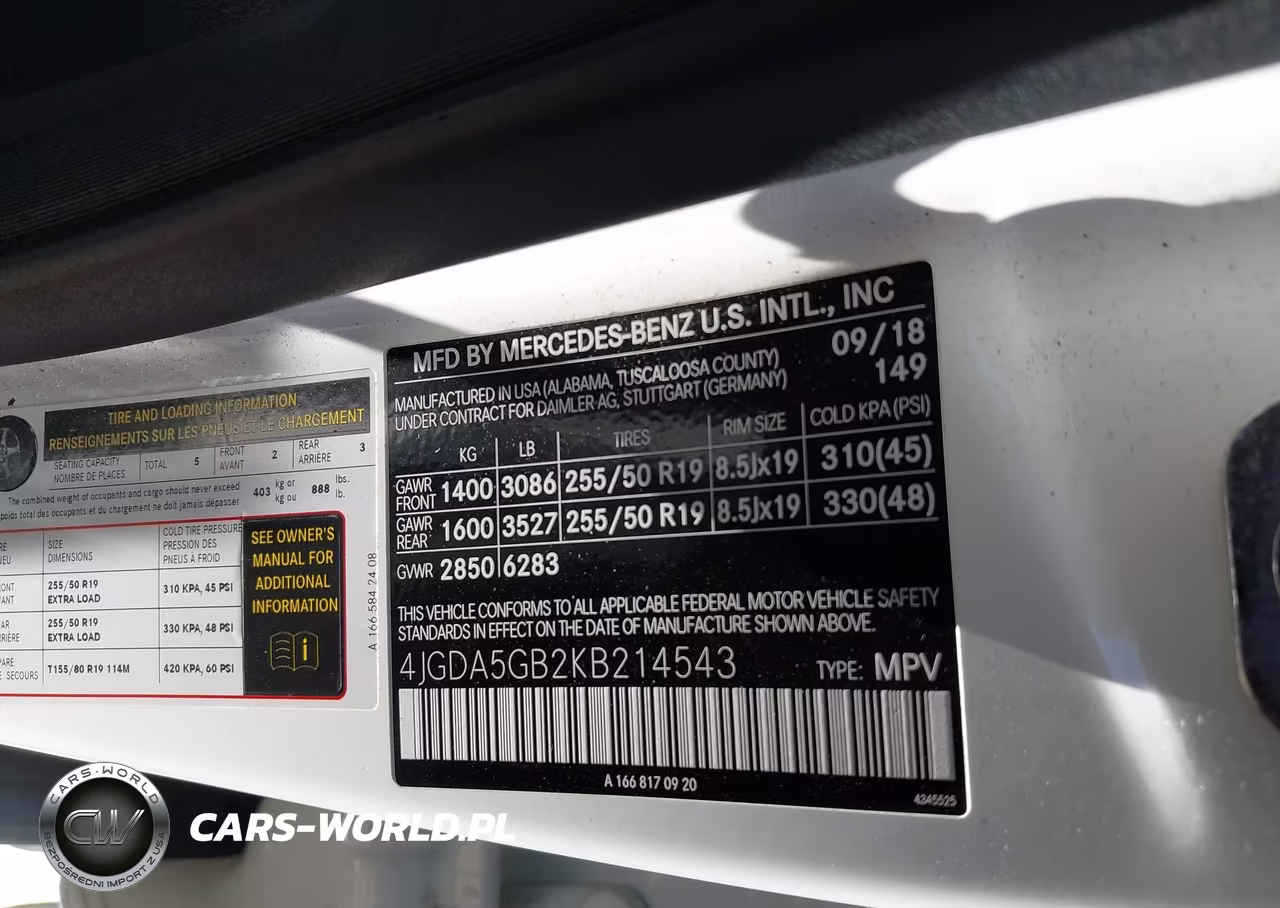 2019 Mercedes-Benz Gle 400 4Matic VIN:4JGDA5GB2KB214543 - 9