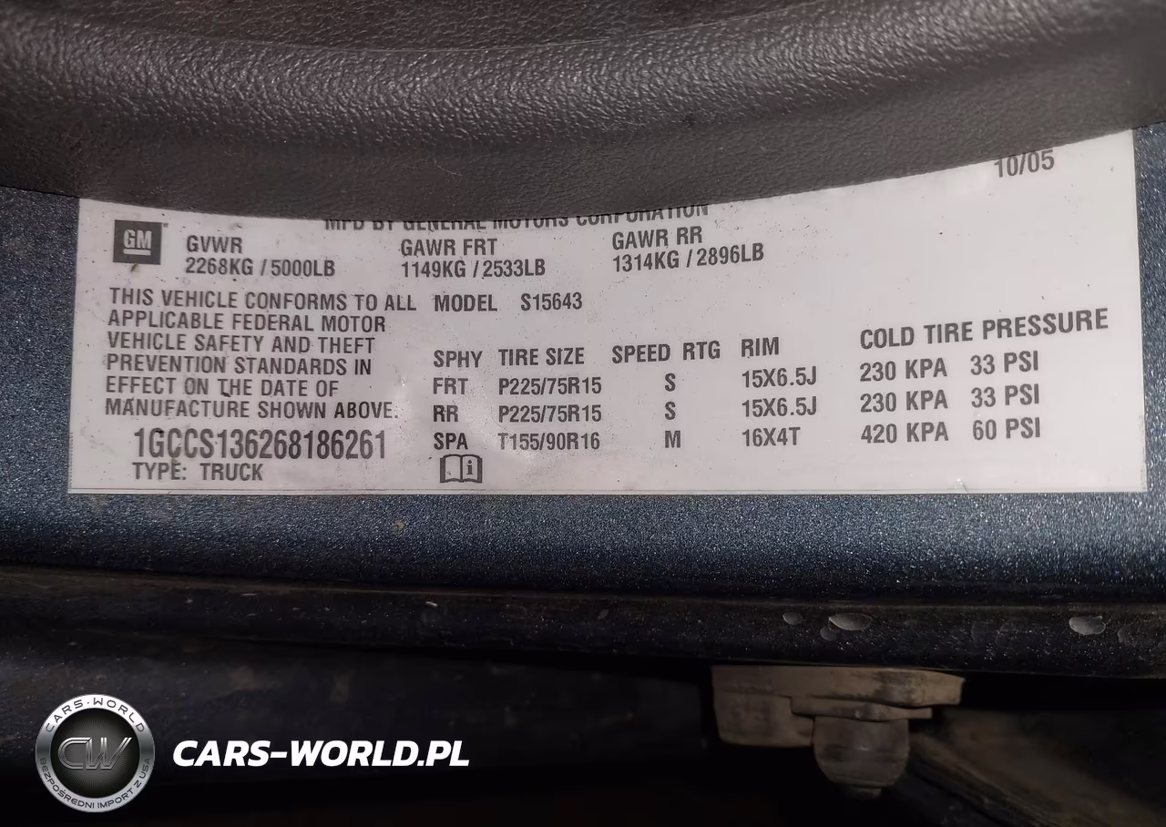 2006 Chevrolet Colorado Lt VIN:1GCCS136268186261 - 9