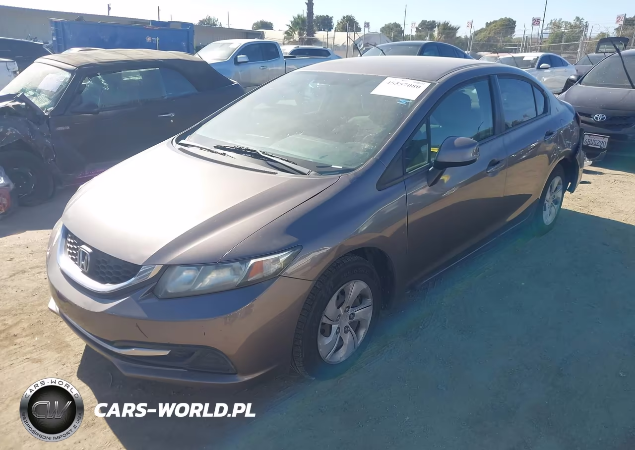 2013 Honda Civic Lx VIN:19XFB2F55DE292244 - 2